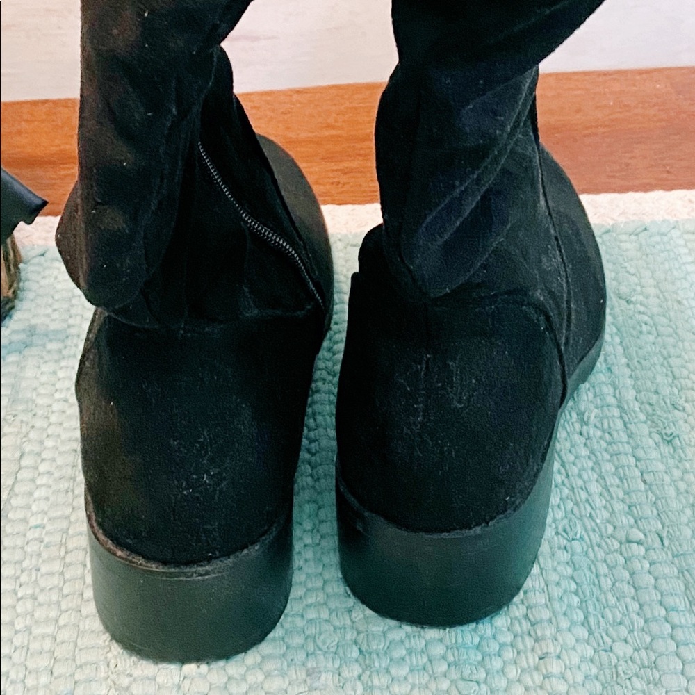 Camel Crown Women’s Knee High Boots Black 6 - Picture 3 of 6